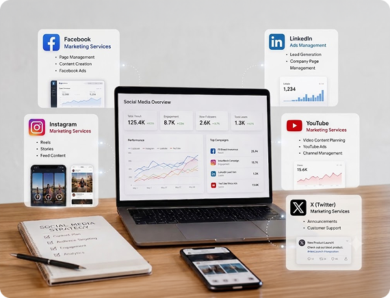 Platform-specific social media marketing