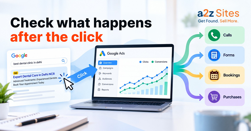 Google Ads agency in Delhi conversion tracking from clicks to leads