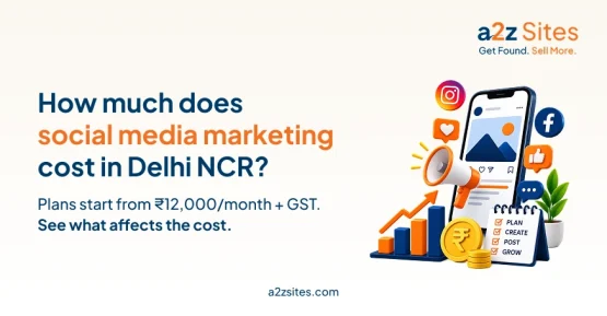 How much does social media marketing cost in Delhi NCR pricing packages